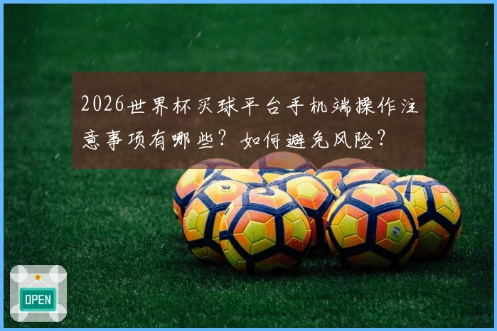 2026世界杯买球平台手机端操作注意事项有哪些？如何避免风险？