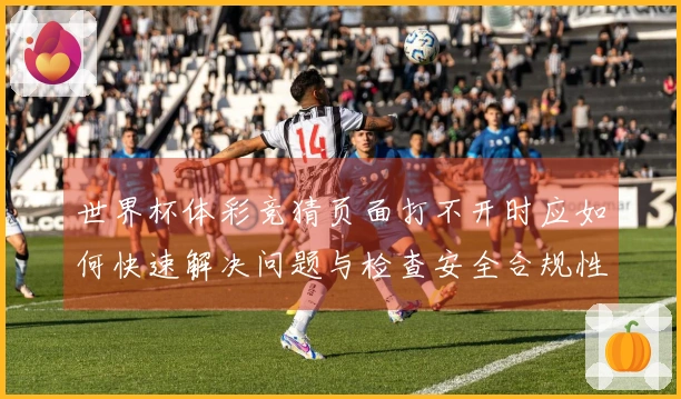 世界杯体彩竞猜页面打不开时应如何快速解决问题与检查安全合规性
