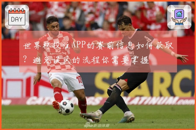 世界杯投注APP的赛前信息如何获取？避免误区的流程你需要掌握